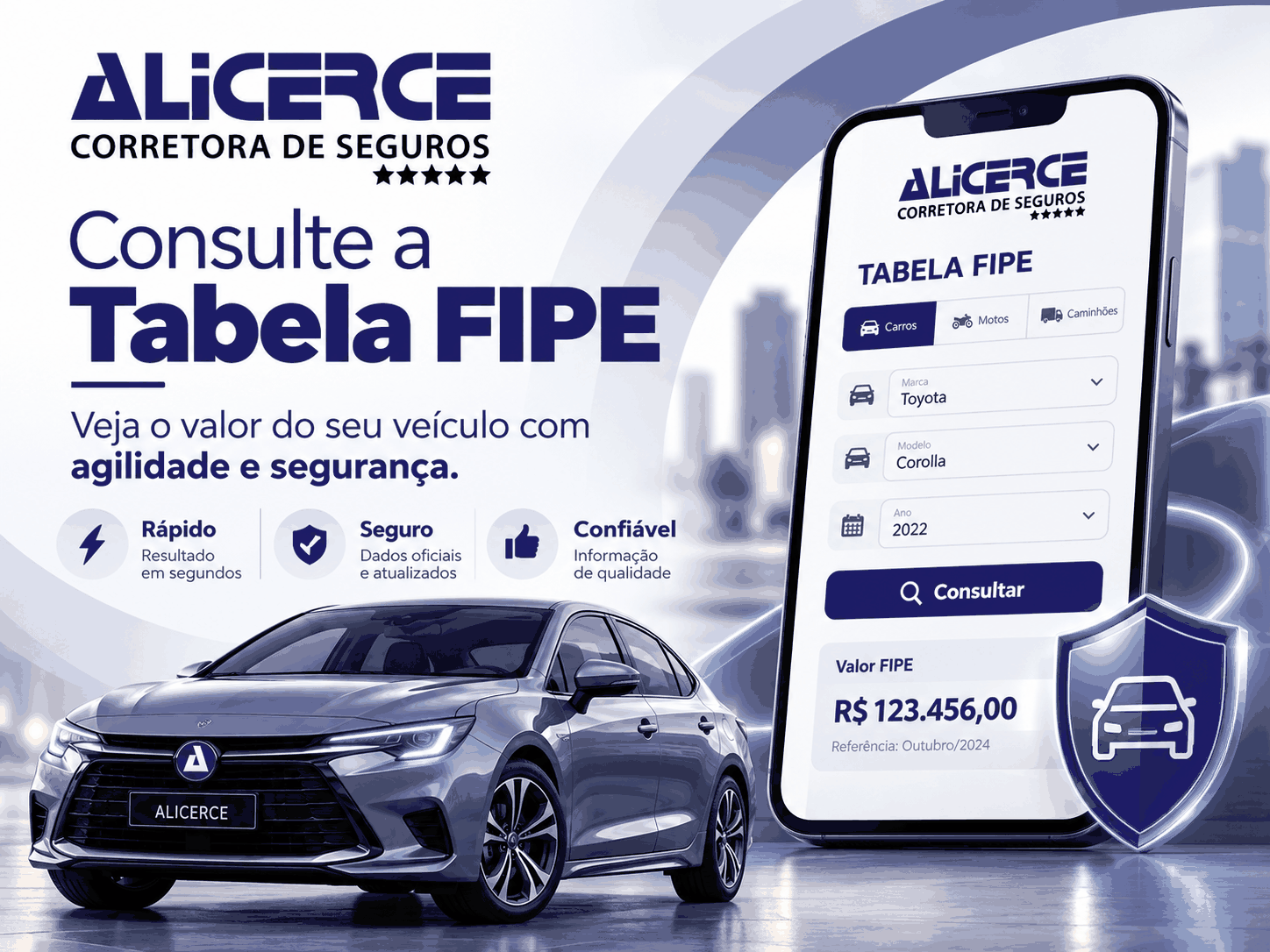 Quer saber o valor real do seu carro?